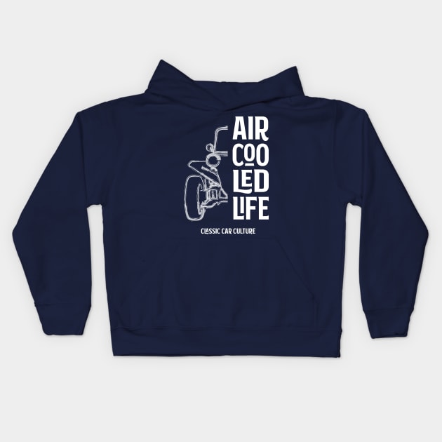 Aircooled Life Beach Buggy - Classic Car Culture Classic Kids Hoodie by Aircooled Life